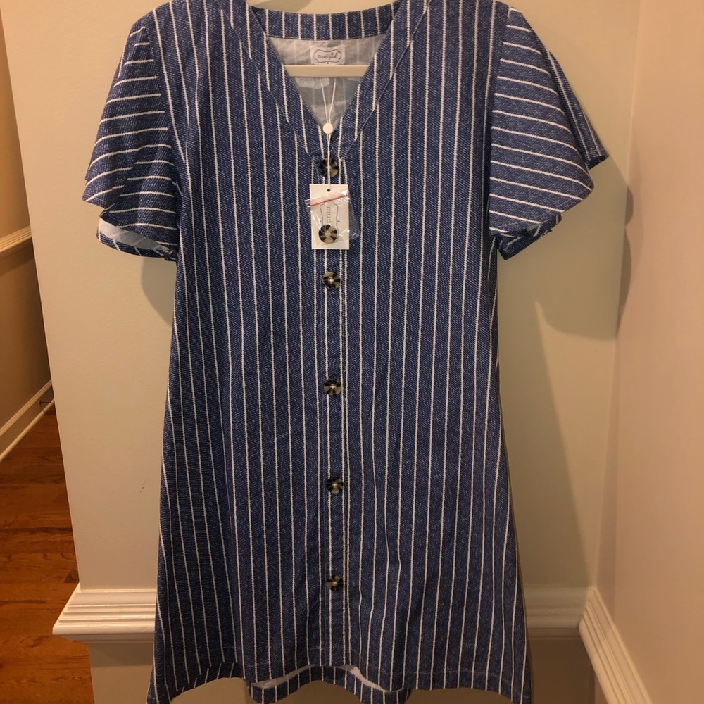 Mudpie Eva button dress